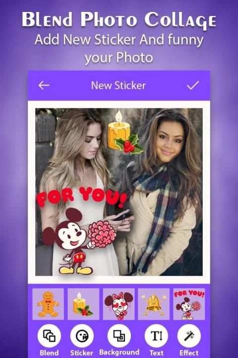 Blend Me Photo Collage Editor скриншот 5