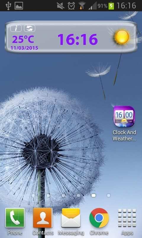 Clock And Weather Widget screenshot 3