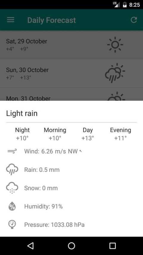 Good Weather - Open Source app screenshot 3