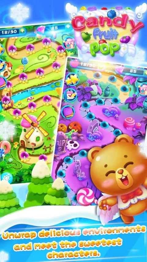 Candy Fruit Pop screenshot 9