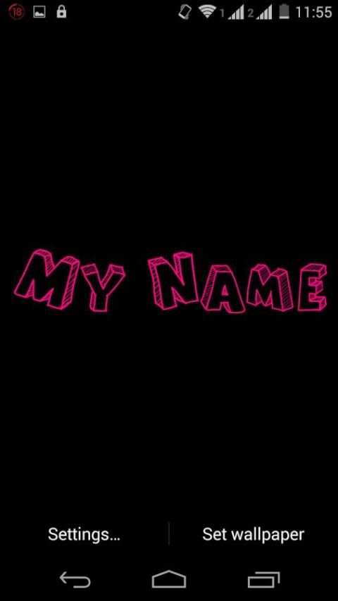 My Name 3D Live Wallpaper screenshot 7