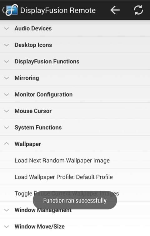 DisplayFusion Remote 5 تصوير الشاشة