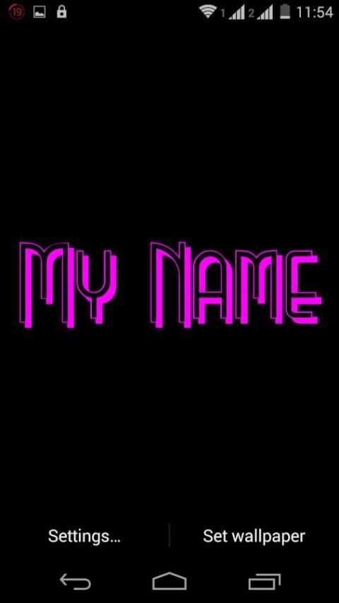 My Name 3D Live Wallpaper screenshot 5