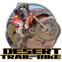 Off Road Trail Bike Desert Stunt Racing Game Free icon