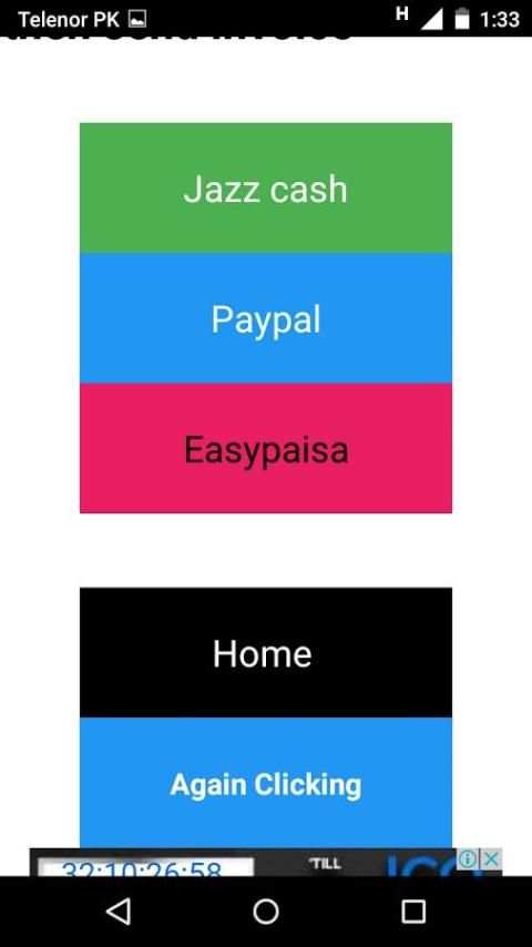 Click button Earn cash money 1 تصوير الشاشة