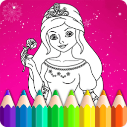 ikon Princess Coloring Books
