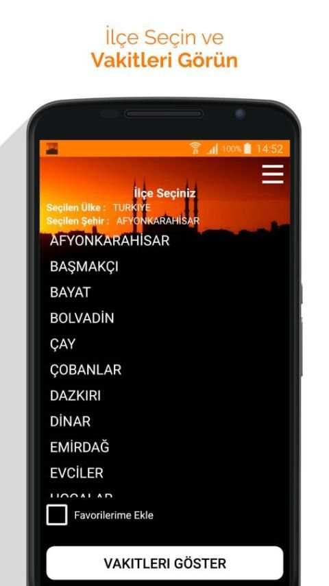Namaz Vakitleri скриншот 6