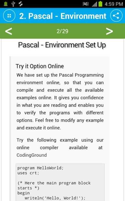 Free Pascal Tutorial screenshot 3