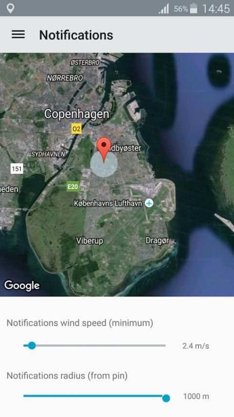 Vaavud Wind Meter screenshot 1