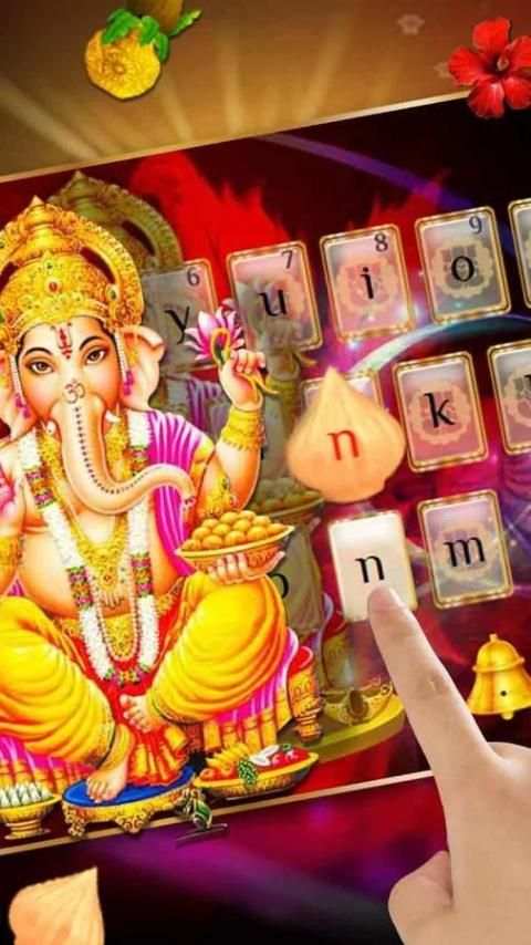 Lord Ganesha Music Keyboard Theme 1 تصوير الشاشة