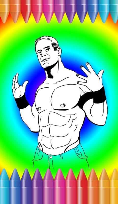 Coloring Books WWE Fans screenshot 5