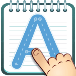 ikon Alphabet writing for kids