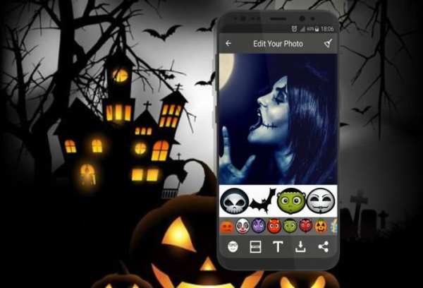 Snap Square Halloween No Crop- photo editor 1 تصوير الشاشة