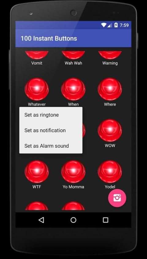 Instant Buttons Soundboard 2 تصوير الشاشة