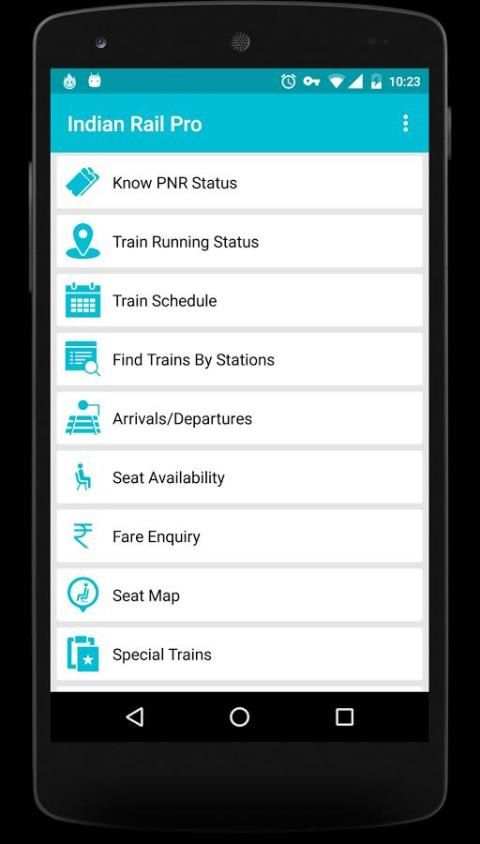 Indian Rail Info App screenshot 8