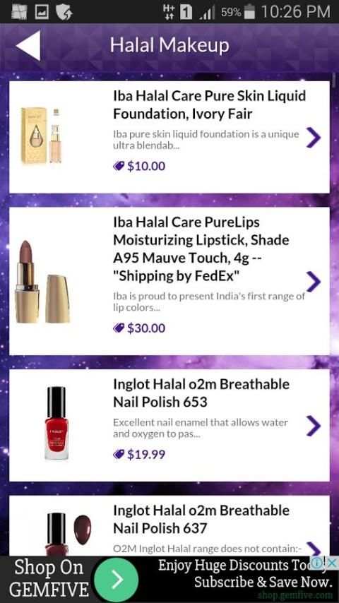 Halal Cosmetics screenshot 4