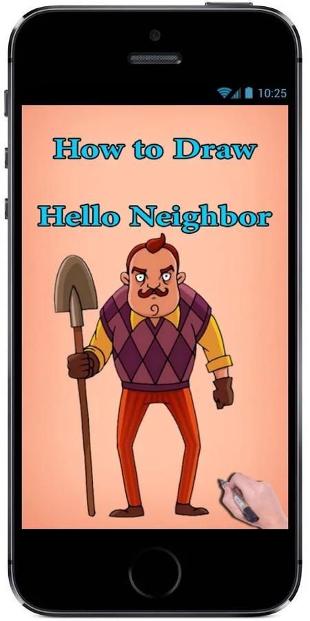 Learn How to draw The Neighbor from Hello Neighbor скриншот 1
