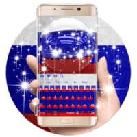 Keyboard Bendera Rusia 3D