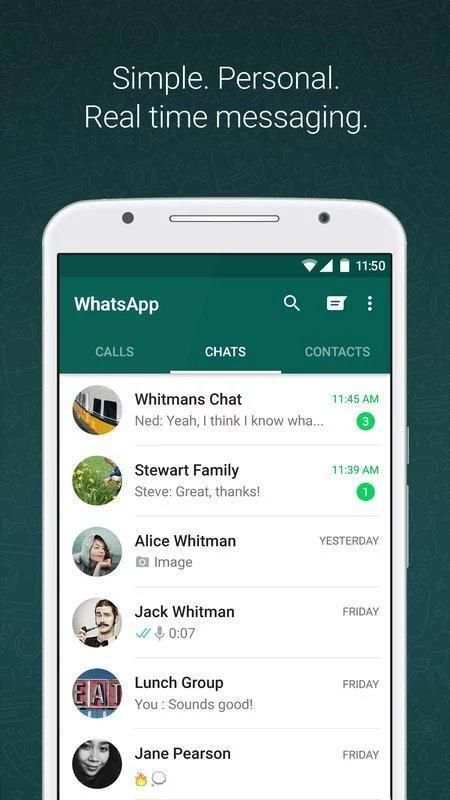 New WhatsApp Messenger 2 تصوير الشاشة