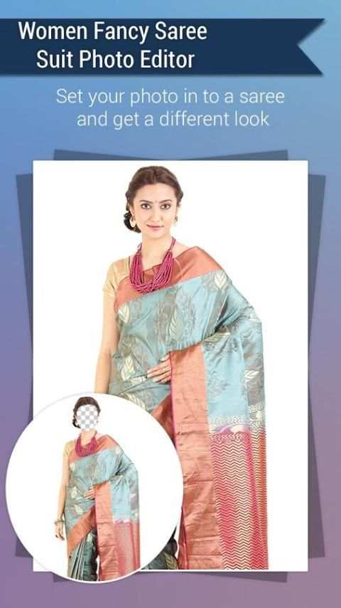 Women Fancy Saree Suit Photo Editor screenshot 3