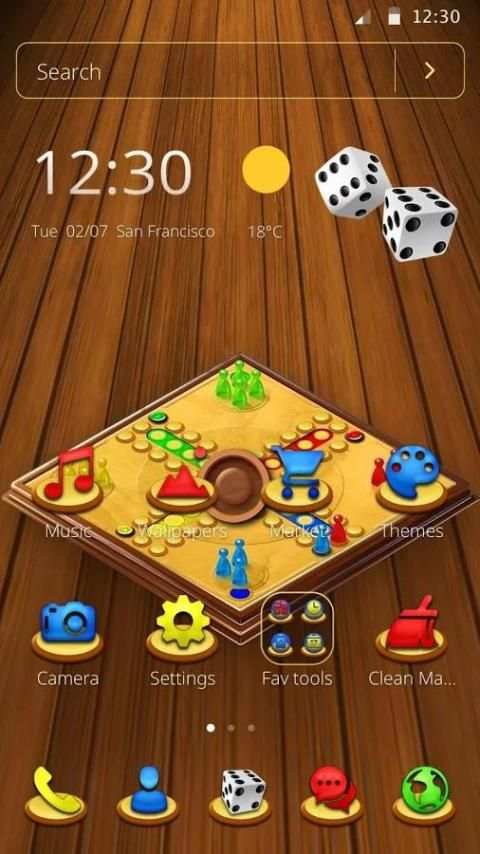 Tokens and Dice LUDO Game Theme screenshot 3