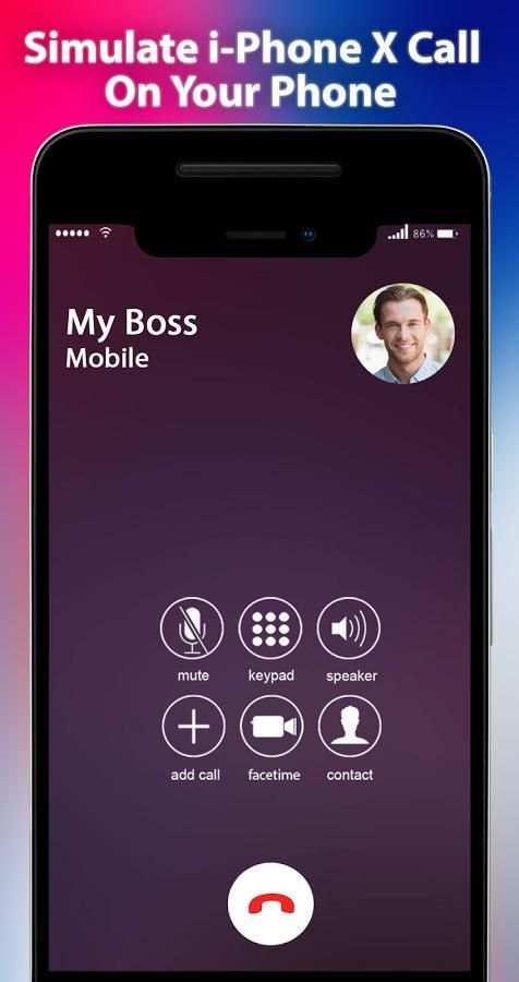 Fake Call i-Phone X screenshot 5