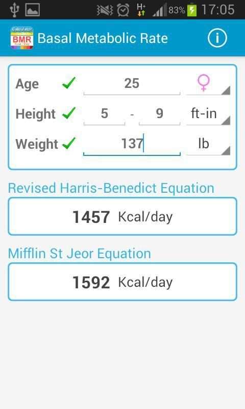 BMR Calculator screenshot 4
