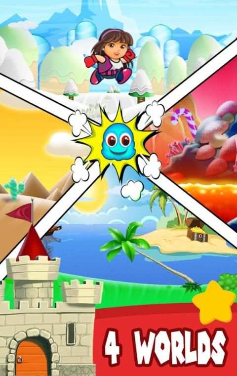 Temple In super dora World Jungle Run screenshot 4