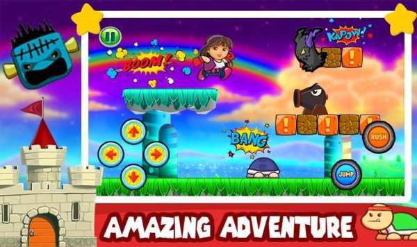 Temple In super dora World Jungle Run screenshot 1