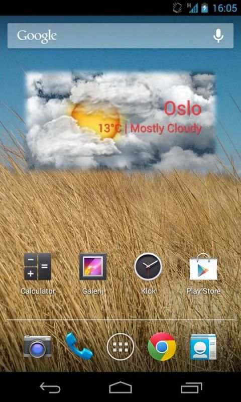 Simple Weather Widget 15 تصوير الشاشة