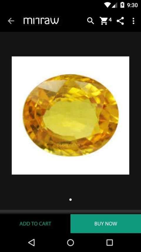 Gemstones online shopping screenshot 2
