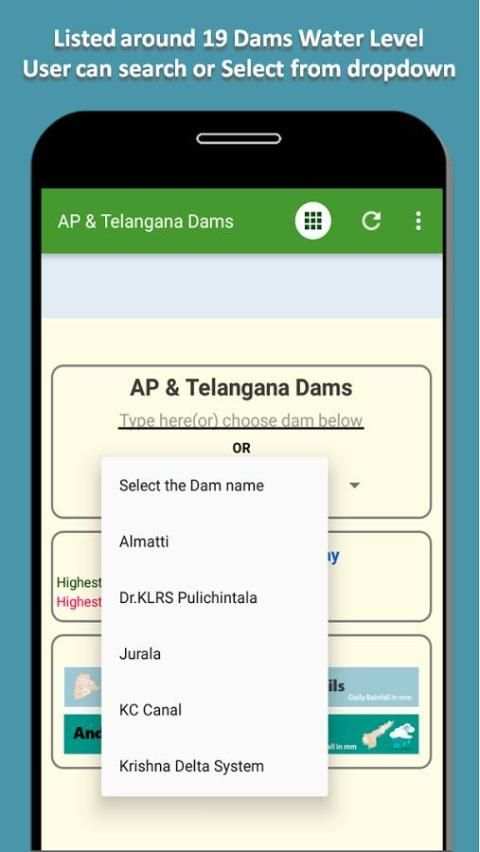 AP & Telangana Dams Level 4 تصوير الشاشة