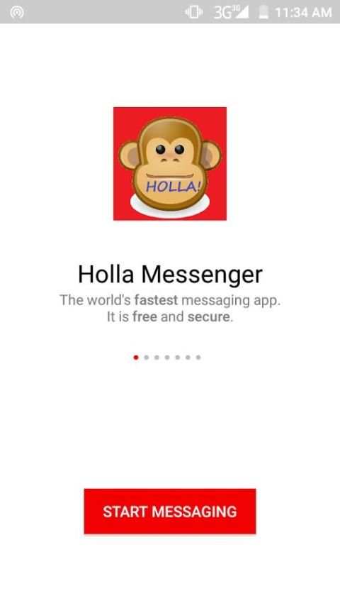 Holla Messenger App: Free Text and Calling screenshot 6