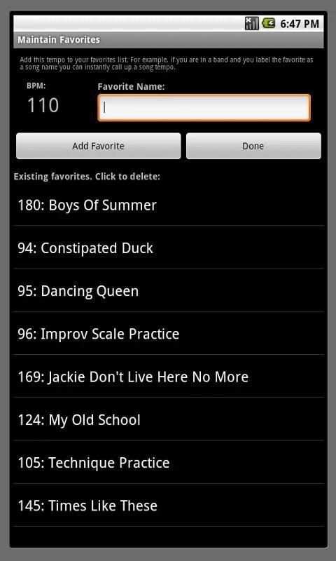Simple Metronome screenshot 2