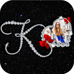 Diamond Text Photo Frame आइकन