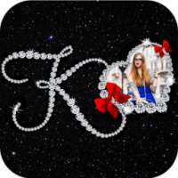 Diamond Text Photo Frame