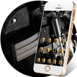 البنادق سمغ الذراع الأسلحة النارية الموضوع أيقونة