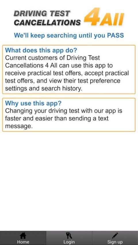 Driving Test Cancellation 4All screenshot 7
