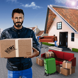 Super Dad Happy Family Home Mover icon