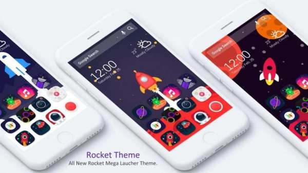 Rocket Theme for Mega Launcher screenshot 1