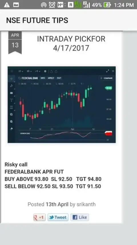 stock market intraday tips screenshot 1