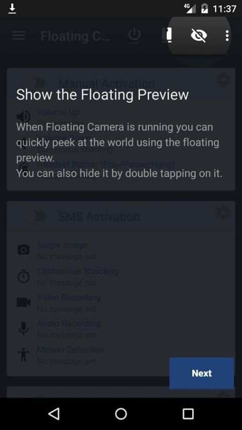 Floating Camera Video Recorder 4 تصوير الشاشة