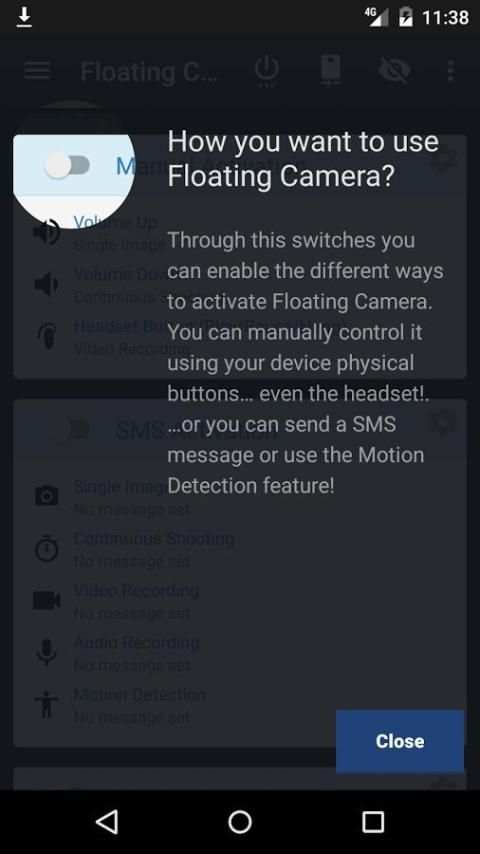 Floating Camera Video Recorder скриншот 2
