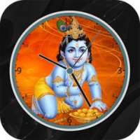 Krishna Clock Live Wallpaper