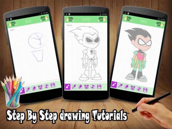 How To Drawing - Titans Go screenshot 4