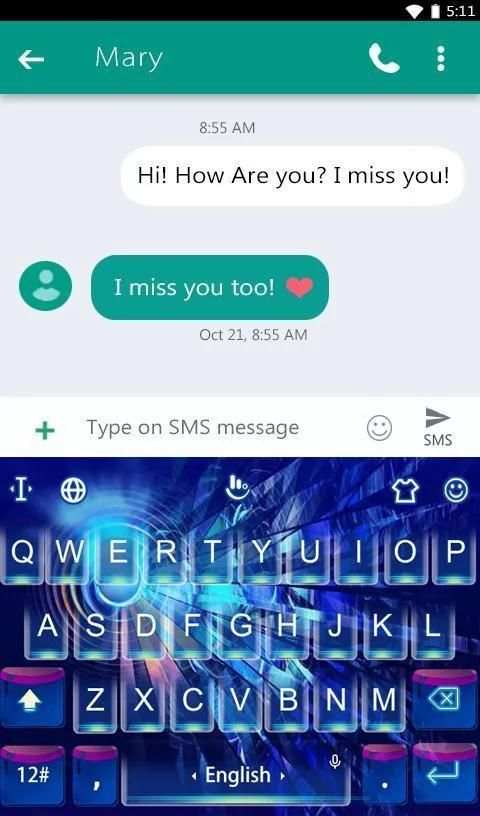 Keyboard for Huawei Mate 10 Porsche screenshot 5