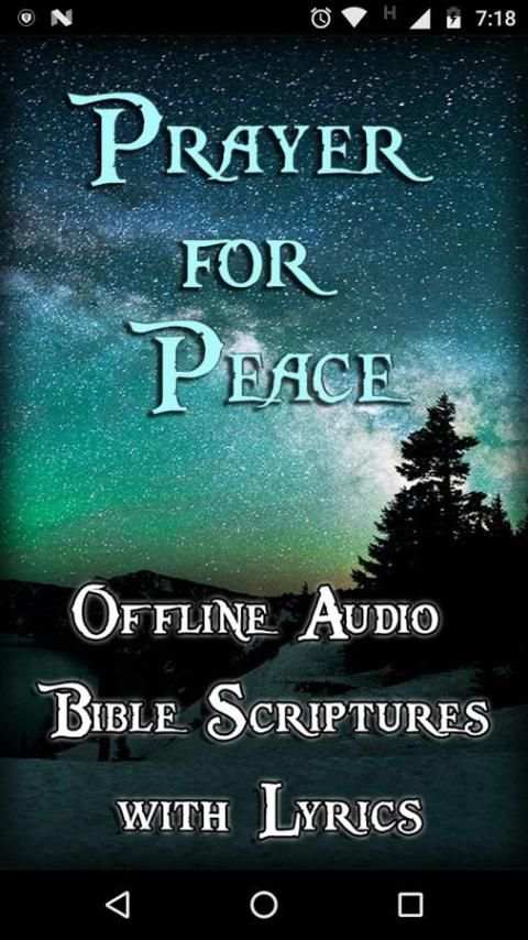Prayer for Peace : Audio Bible Scriptures скриншот 4