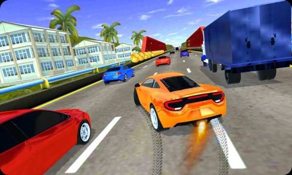 High Speed Traffic Car Driving Road Race Simulator स्क्रीनशॉट 2