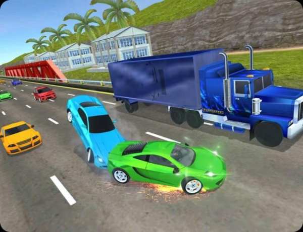 High Speed Traffic Car Driving Road Race Simulator स्क्रीनशॉट 10