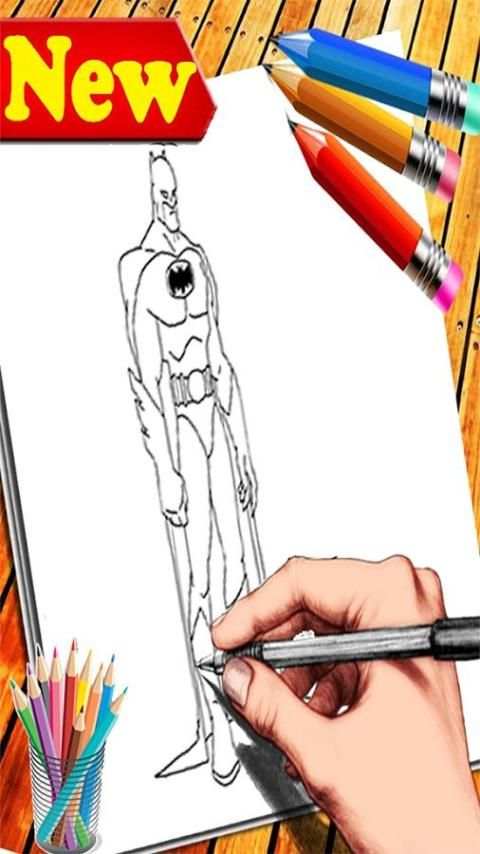 How To Draw : Batman * Anime * скриншот 3
